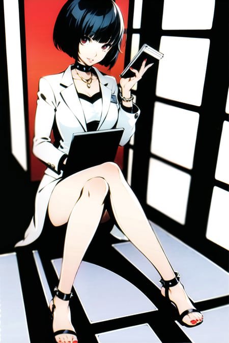 69191-3729138151-soejima shigenori, persona, persona 5, persona 5 the royal,__takemi tae,_1girl, black hair, bob cut, brown eyes, clipboard, coll.png